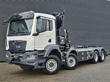 TGS 35.470 8X4 BB / HIAB CRANE + HOOKLIFT